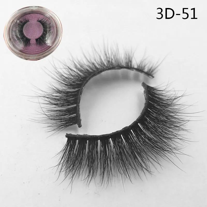 Iflovedekd пользовательские ресницы упаковки 3D ресницы накладные ресницы из норки Индивидуальные ресницы расширение - Цвет: 3D-51