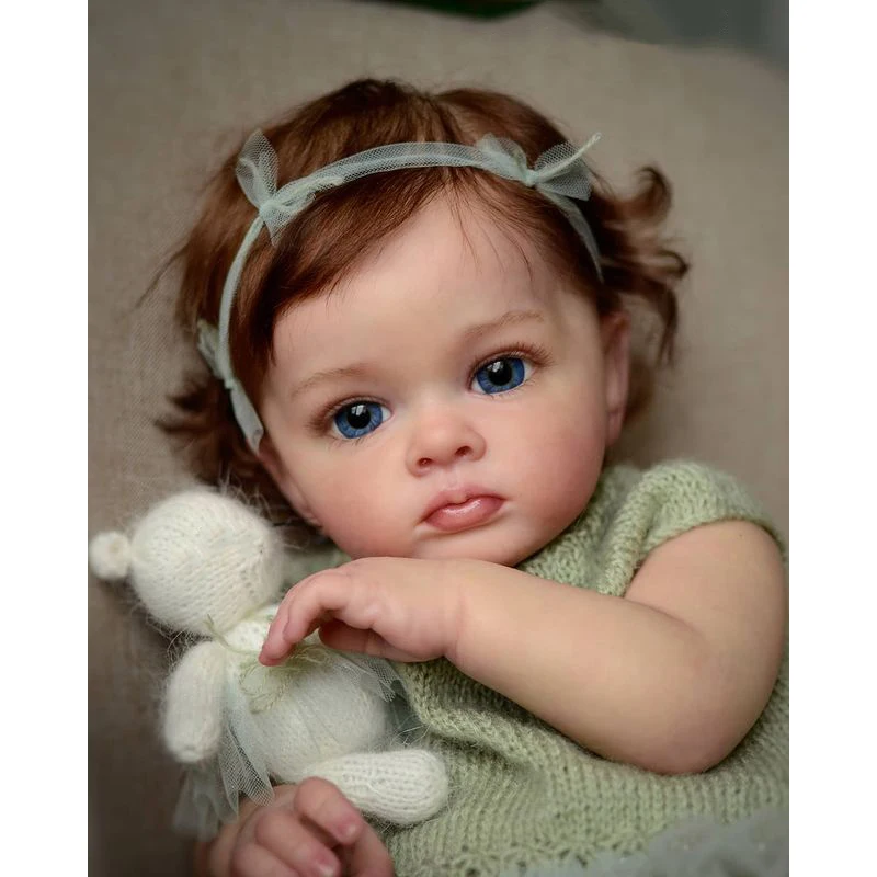 60CM Bebe Reborn Toddler Girl Doll Tutti Finished Doll Hand Paint Bebe Doll  3D skin multiple Layers Painting Visible Veins - AliExpress