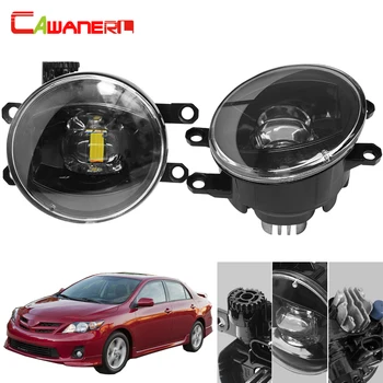 

Cawanerl Car 4000LM LED Fog Light Devil Eye Daytime Running Lamp 12V For Toyota Corolla 2007 2008 2009 2010 2011 2012 2013 2014