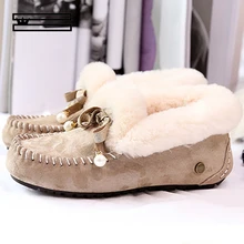 Лидирующий бренд ; женская обувь на плоской подошве из натуральной кожи с натуральным мехом; новые модные женские мокасины; повседневные лоферы; зимняя обувь; большие размеры
