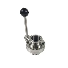 " трип зажим санитарный клапан-бабочка нержавеющая сталь силиконовый уплотнение