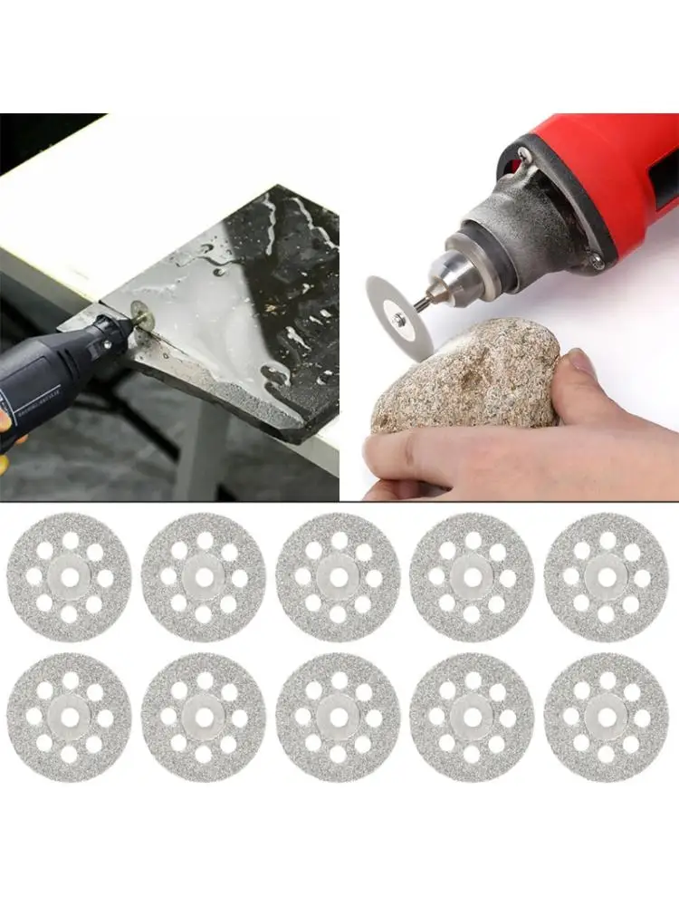 

32Pcs Diamond Cutting Disc Kits, 1/8\" Shank Mini Cut Off Wheel Rotary Tool 23GB