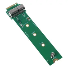 Dla MacBook Air Pro 12 + 16 pinów SSD do M 2 Key M (NGFF) karta konwertera PCI-e do komputera akcesoria komputerowe tanie tanio NoEnName_Null NONE CN (pochodzenie) Adapter Card PCI EXPRESS Plastic+Metal 27x110x10mm 1 06x4 3x0 3in Green 1 Pc