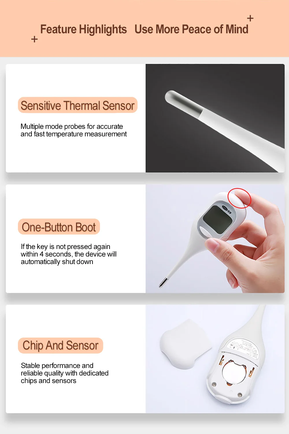 Cofoe Интеллектуальный трехцветный термометр с подсветкой для детей и взрослых, цифровой ЖК-дисплей, многофункциональное измерение температуры тела