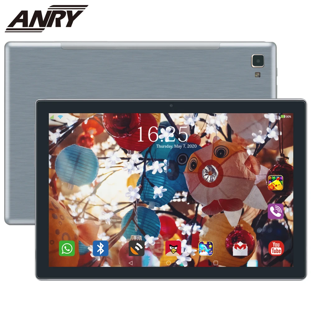 

ANRY 4G Phone Tablet Android 8.0 2hrs Full Charged 3GB+32GB Phablet Octa Core 10 Inch 4g Tablet Pc Type-C Game Phablet