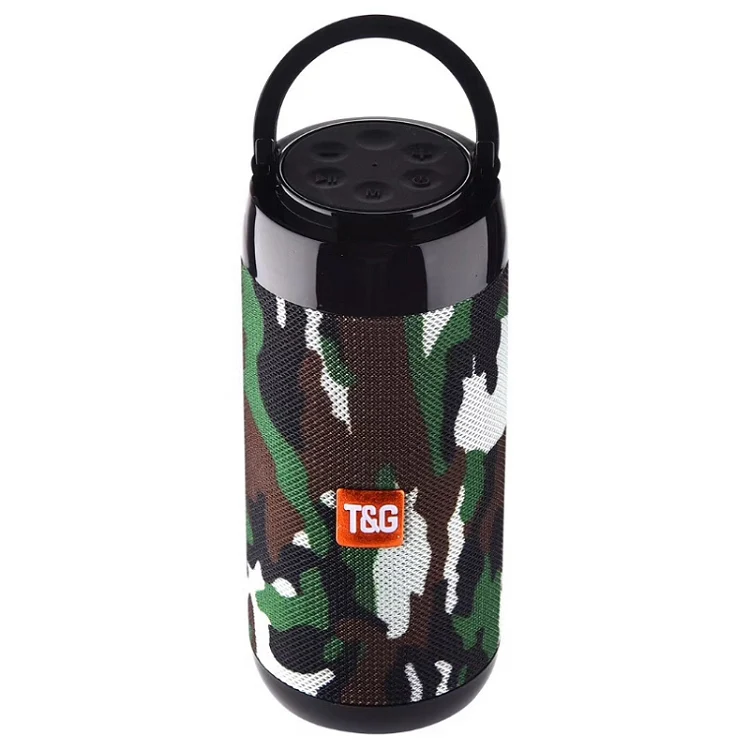 Camouflage TG113C портативный Водонепроницаемый Bluetooth динамик с fm-радио открытый динамик Soundbar, сабвуфер беспроводной Loundpeakers держатель телефона - Цвет: Camouflage