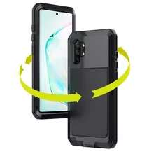Funda protectora completa para Samsung Galaxy S20 Ultra note 10 plus, carcasa de Metal para samsung S10 Plus S10e, a prueba de golpes, 360