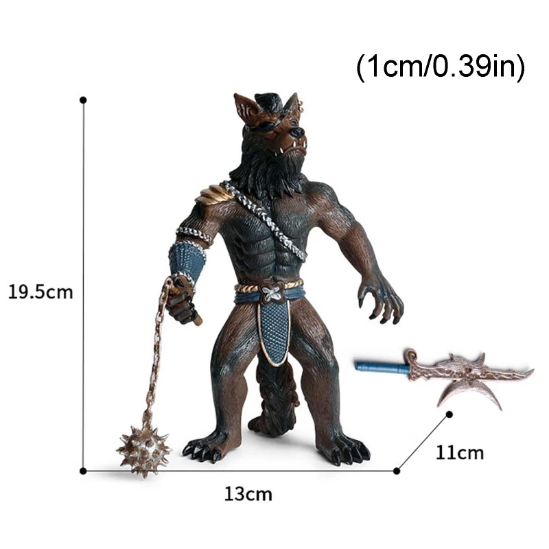 

Simulation Plastic Werewolf Orangutan Animal Figure Model Kids Educational Toys