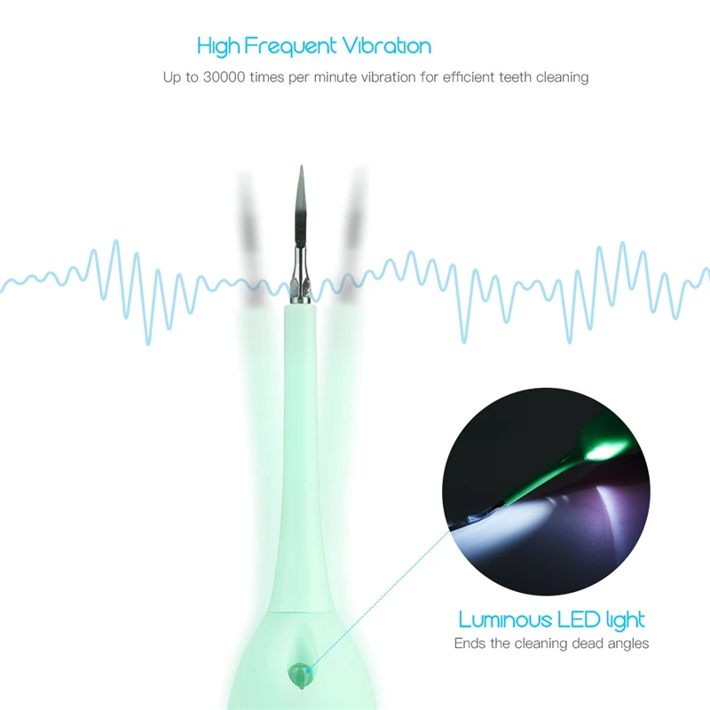 Высокочастотная вибрация, электрический инструмент для удаления зубов, для отбеливания зубов, инструмент для удаления зубного камня, средство для полировки для зубов, ластик для пятен