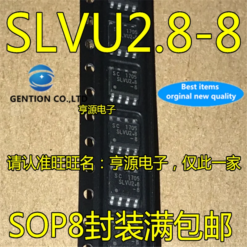 

10 шт. SLVU2.8-8 SOP8 Silkscreen SLVU2.8 в наличии 100% новый и оригинальный