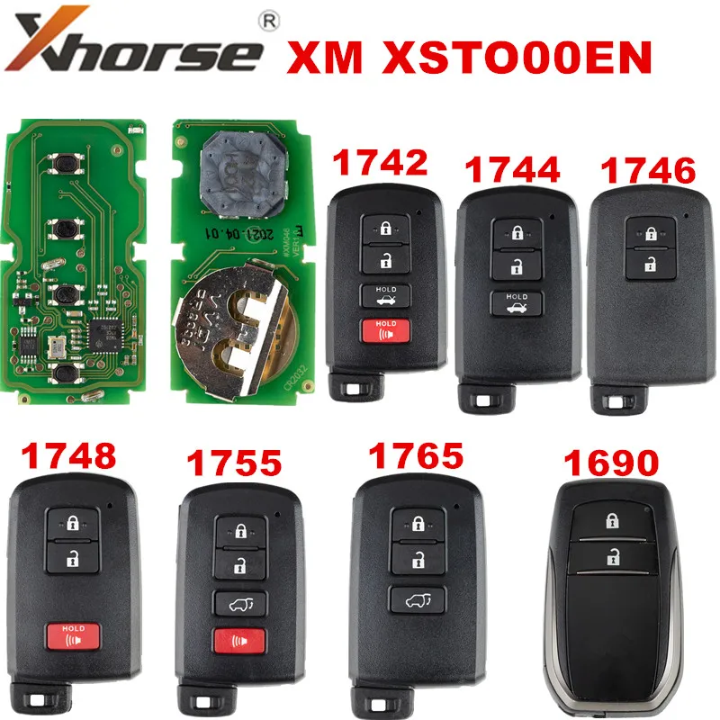 В наличии Xhorse XM умный ключ PCB XSTO00EN для Toyota поддержка повторного создания с
