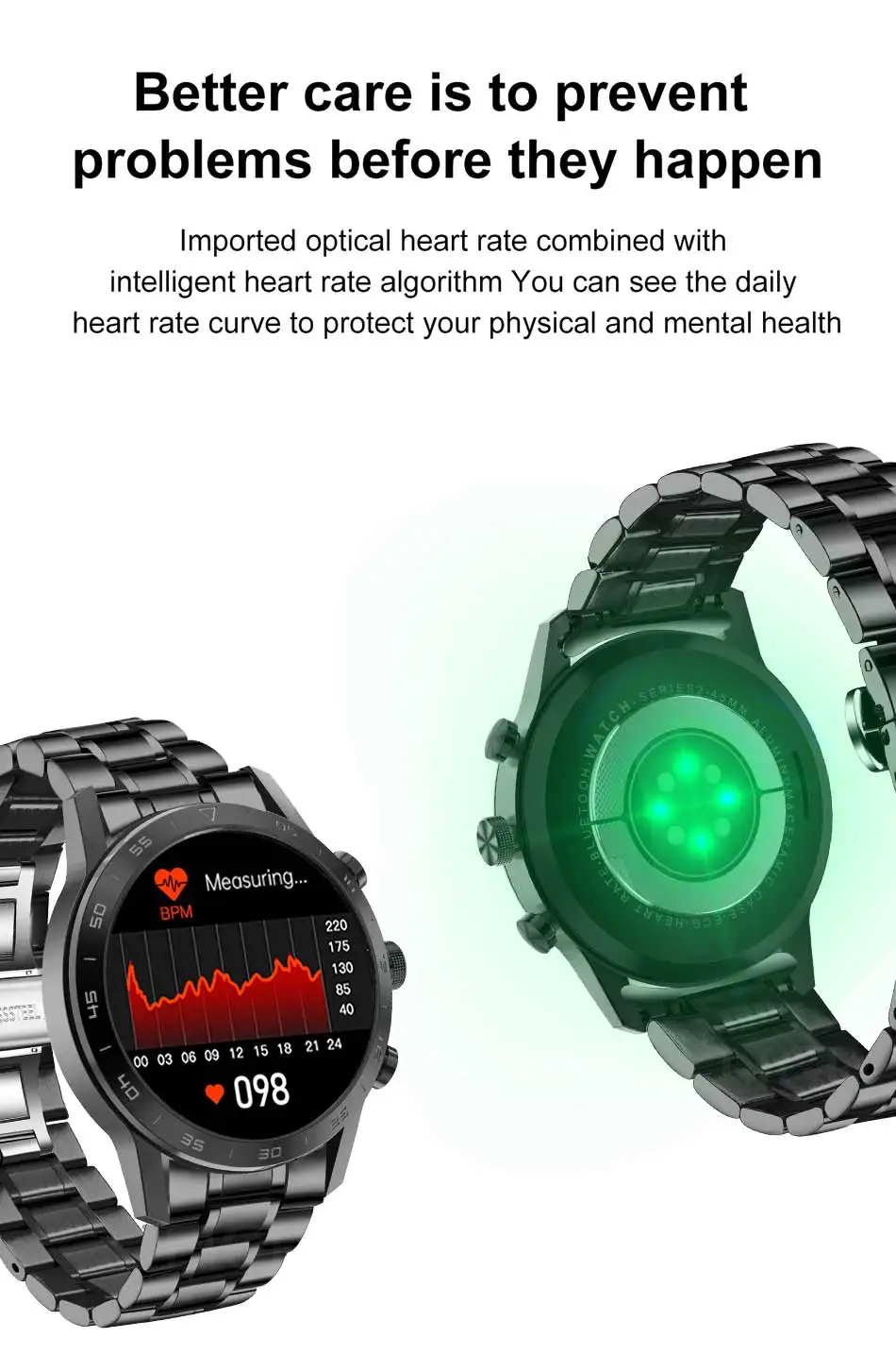 LIGE New Smart Watch Men Heart Rate Monitor ECG+PPG Men's Smartwatch Fitness Tracker Watch Dial Call Smartwatch for Xiaomi