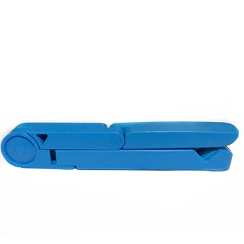 

Adjustable Flat Triangular Stand Holder Folding Portable Phone Pad Holder for ipad Tablet Xiaomi (Blue)