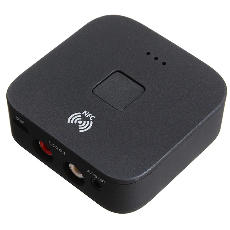 Pohiks bluetooth Receiver Audio Speakers Adapter 10 m 5.0 aptX LL RCA NFC 3.5mm Jack Aux For Car TV Speaker Auto Stream Music