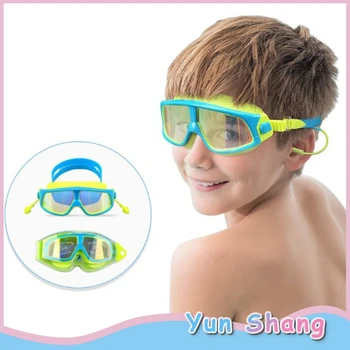 

Anti Fog Swimming Goggles Boys Girls Junior Ultraviolet-Proof Children Kids Teenagers Adjustable Swimming Goggles Colored