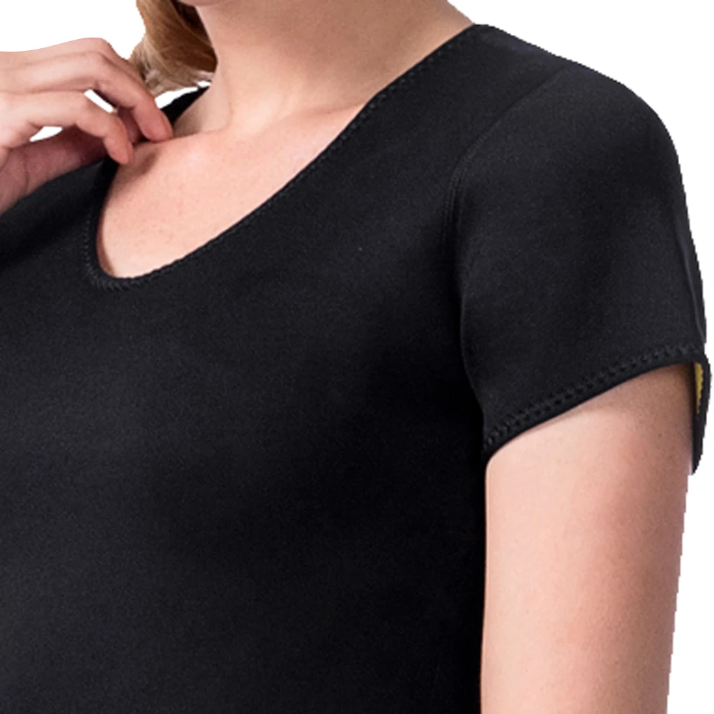 Neoprene Sweat Fat Burner Shirt Rash Guard Sauna Suit Weight Loss Top Women's Body Shapers Pullover