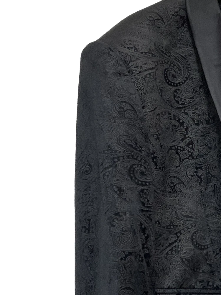 Tonello Velvet Suit Jacket in Black for Men Mens Clothing Jackets Blazers 