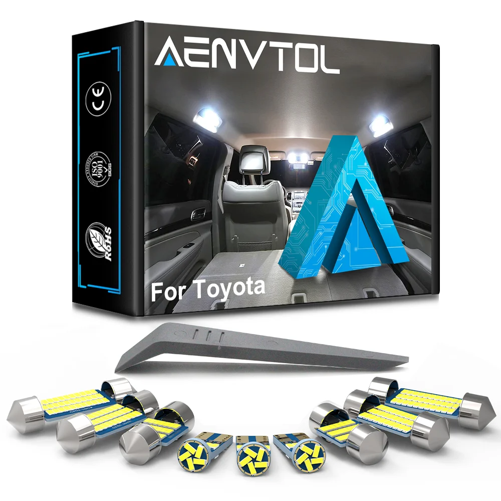 Автомобильная светодиодная лампа AENVTOL Canbus для Toyota Land Cruiser LC 70 80 100 200 Prado J 90 120 150 FJ |