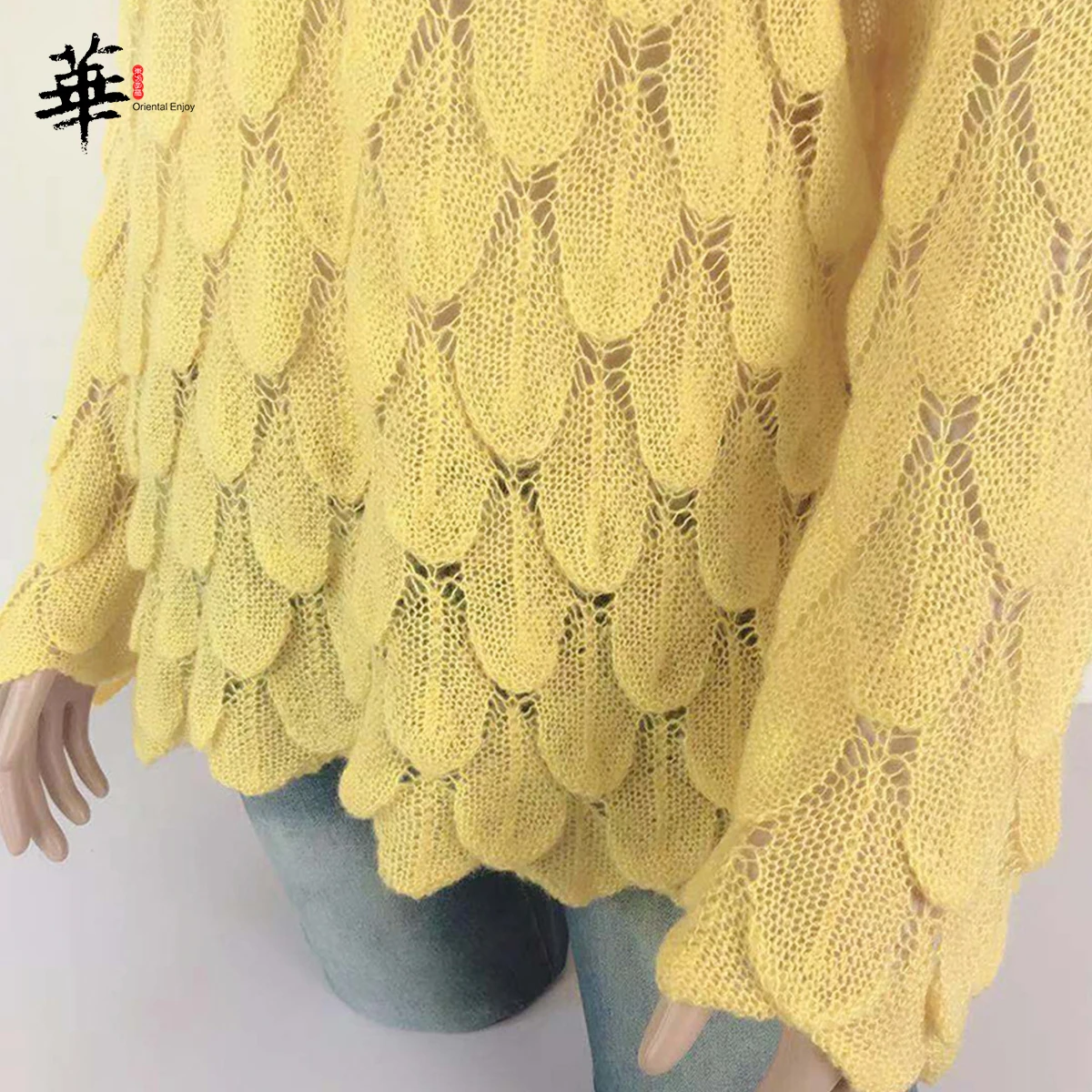 Осенняя мода элегантный украшенный перьями свитер женский длинный рукав с открытыми плечами Свободный Повседневный пуловер для женщин