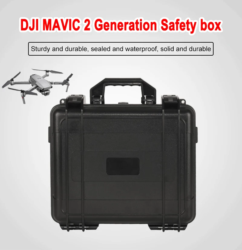Водонепроницаемый Жесткий чехол для переноски для DJI Mavic 2 Pro Mavic 2 Zoom Взрывозащищенная сумка Вместительная коробка для хранения