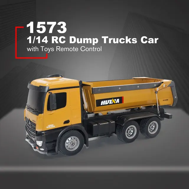 $47.78  TOYS 1573 1/14 10CH Alloy RC Dump Trucks Engineering Construction Car Remote Control Vehicle Toy RT