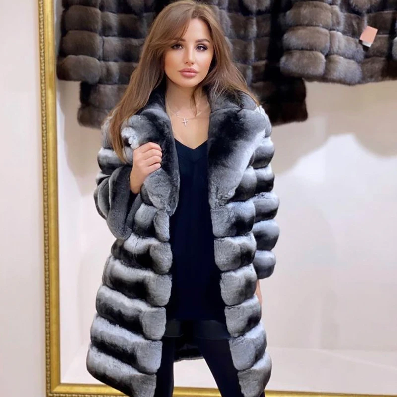 Black Real Rabbit Fur Coat | Sherrill & Bros | Affordable Luxury M