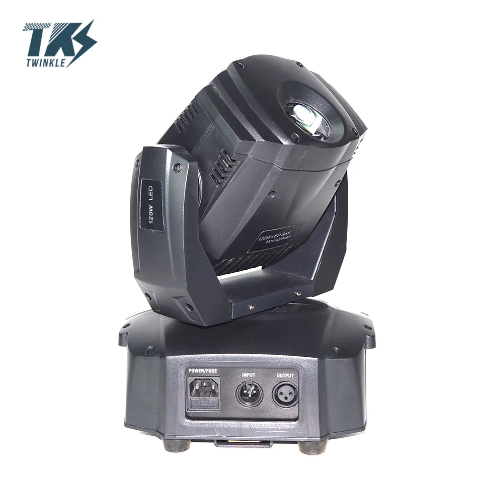 

Stage lighting 120W LED moving head light With DMX Control indoor lighting For Stage Beam Spot Dj Use Party Bar Stage Light