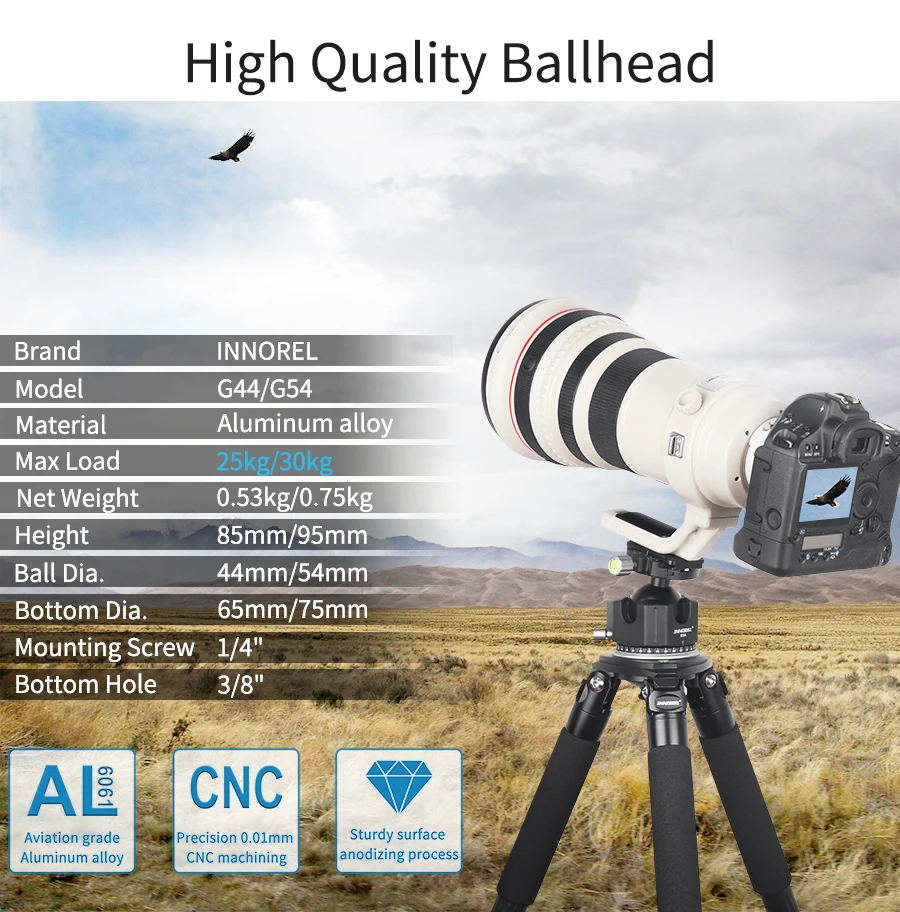 swiss duplo u entalhe ballhead para dslr câmera