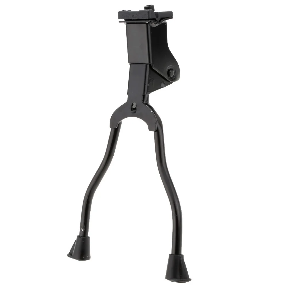 

Powerful Parking Rack Parts Aluminum Alloy Side Bike Kickstand Double Leg Black Brace Steady Bicycle Cycling Foot Support