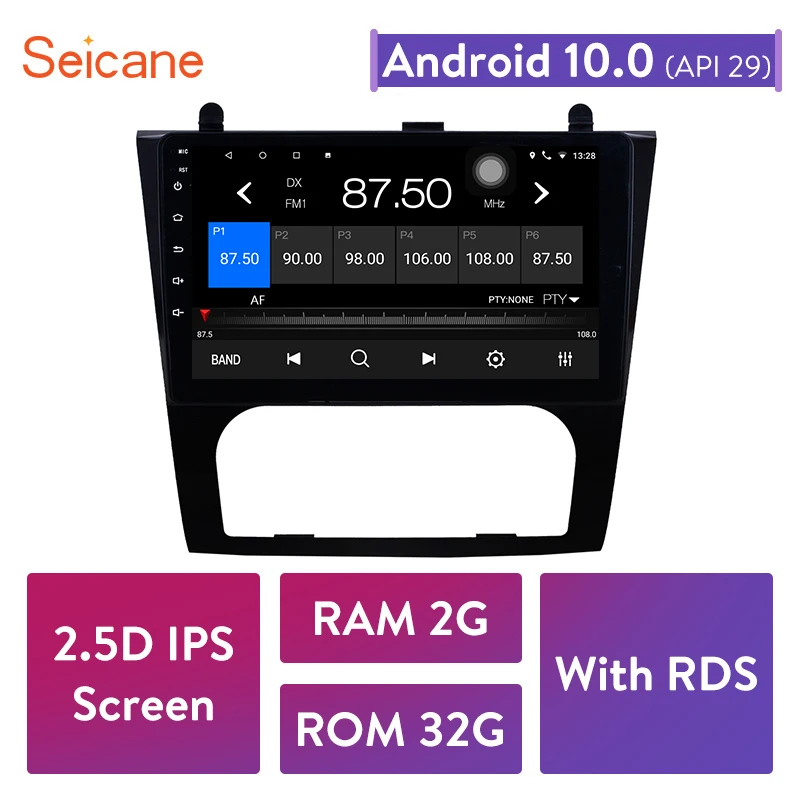 Seicane Android 10.0 Car Radio GPS Navi HD Multimedia Player for 2008-2012 Nissan Teana Altima Auto A/C With Bluetooth SWC DVR | Автомобили
