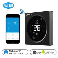 AE-36-K сенсорный экран ЖК Программируемый Центральный Кондиционер wifi термостат приложение контроль температуры