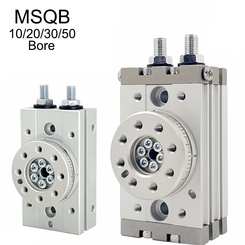 

MSQB10A MSQB20A MSQB30R MSQB50R MSQB70A MSQB100A MSQB200R SMC Type Rotary Pneumatic Cylinder MSQB50R Adjustable 0-190 degrees