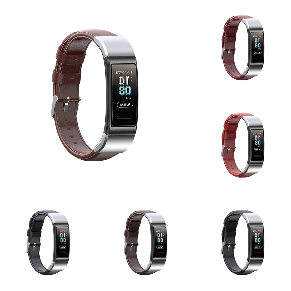 

Wristband Strap for Huawei Band 3/ Band 3 Pro/ TER-B09/ TER-B29 watch band Leather Bracelet