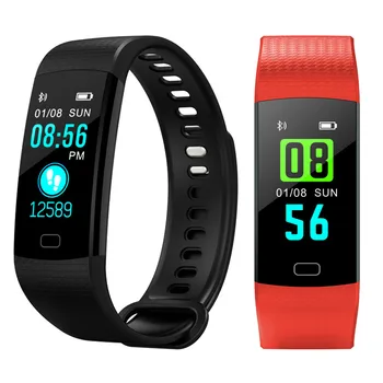 

Y5 Smart Watch Band Blood Pressure Heart Rate Pedometer Silicone Strap Color Screen Smart Bracelet Watch Android IOS Waterproof
