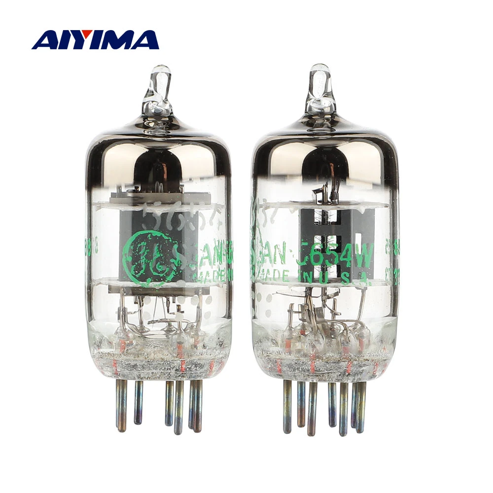 Aiyima 2pcs Ge 5654w Ge5654 Vacuum Tube Valve Vacuum Electronic Tube Upgrade For 6j1 6m1 6ak5