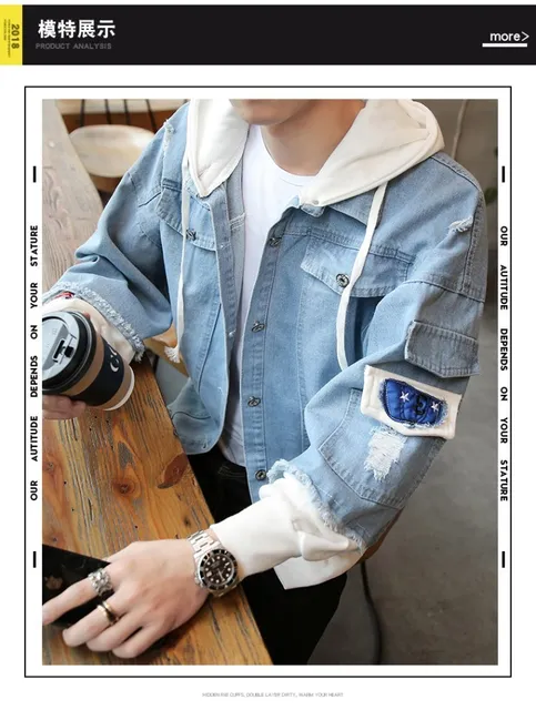 2020 ABD Louis Vuitton Denim Jacket Men Ripped Holes Supre Mens Pink Jean  Kanye West Jackets New Washed Mens Denim Coat Clothes From Tripimxuopr,  $70.1