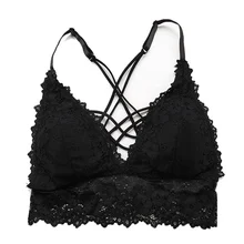 Модный сексуальный кружевной бюстгальтер, красивые топы с перекрестными бретельками на спине, пуш-ап, мягкий женский бюстгальтер, сексуальное нижнее белье, новинка