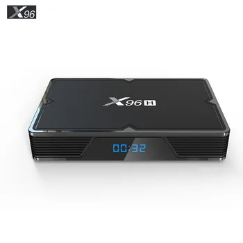 

20pcs/lot X96H 6K Android 9.0 TV Box 4G 32G With Dual Band Wifi Bt Support HD IN OUT h6 h603 smart