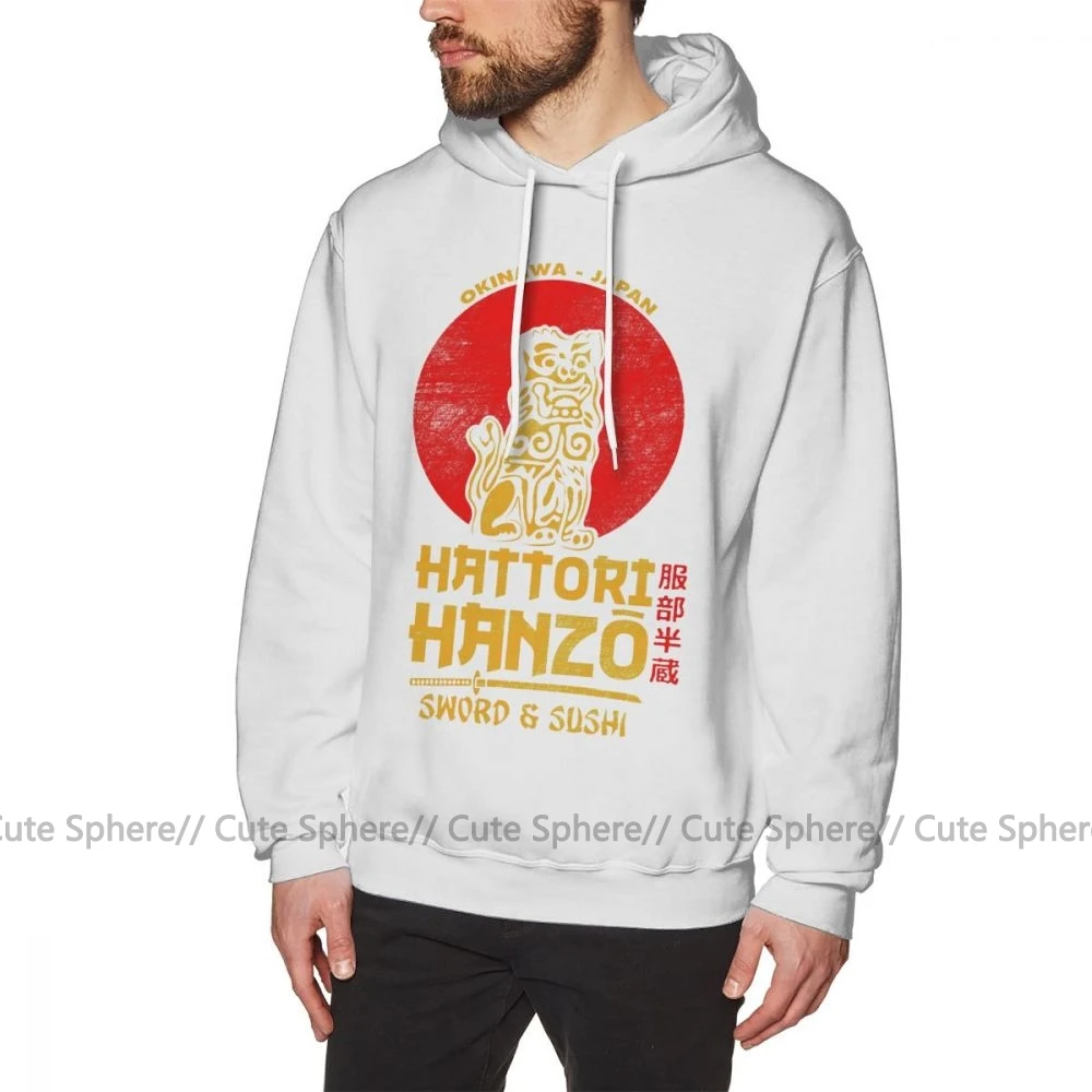 Толстовка hanzo Hattori толстовка с изображением Ханзо Открытый пуловер с длинным рукавом хлопковая крутая Мужская XL синяя Осенняя Толстовка - Цвет: White