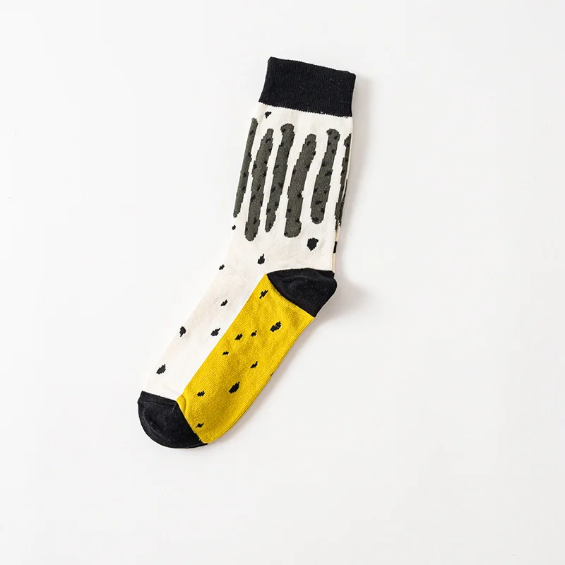 Креативные высококачественные модные забавные женские носки в стиле Харадзюку с забавным принтом с фруктами милые носки - Color: 9