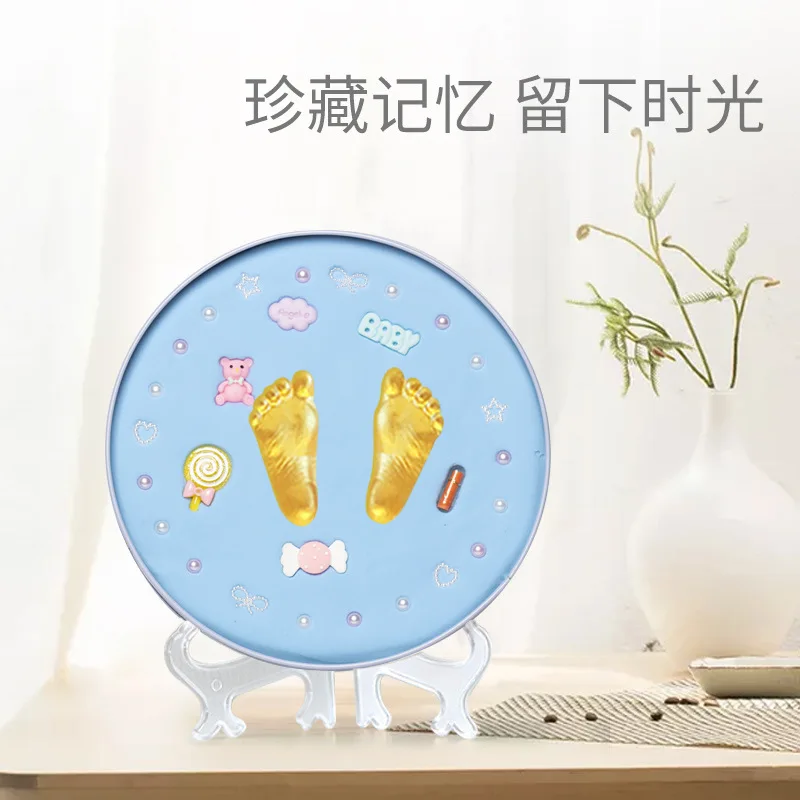 Детские ручной печати след SouvenirsDIY комплект игрушки производителя "Gift Souvenir" для новорожденных руки и след разработчиков для новорожденных