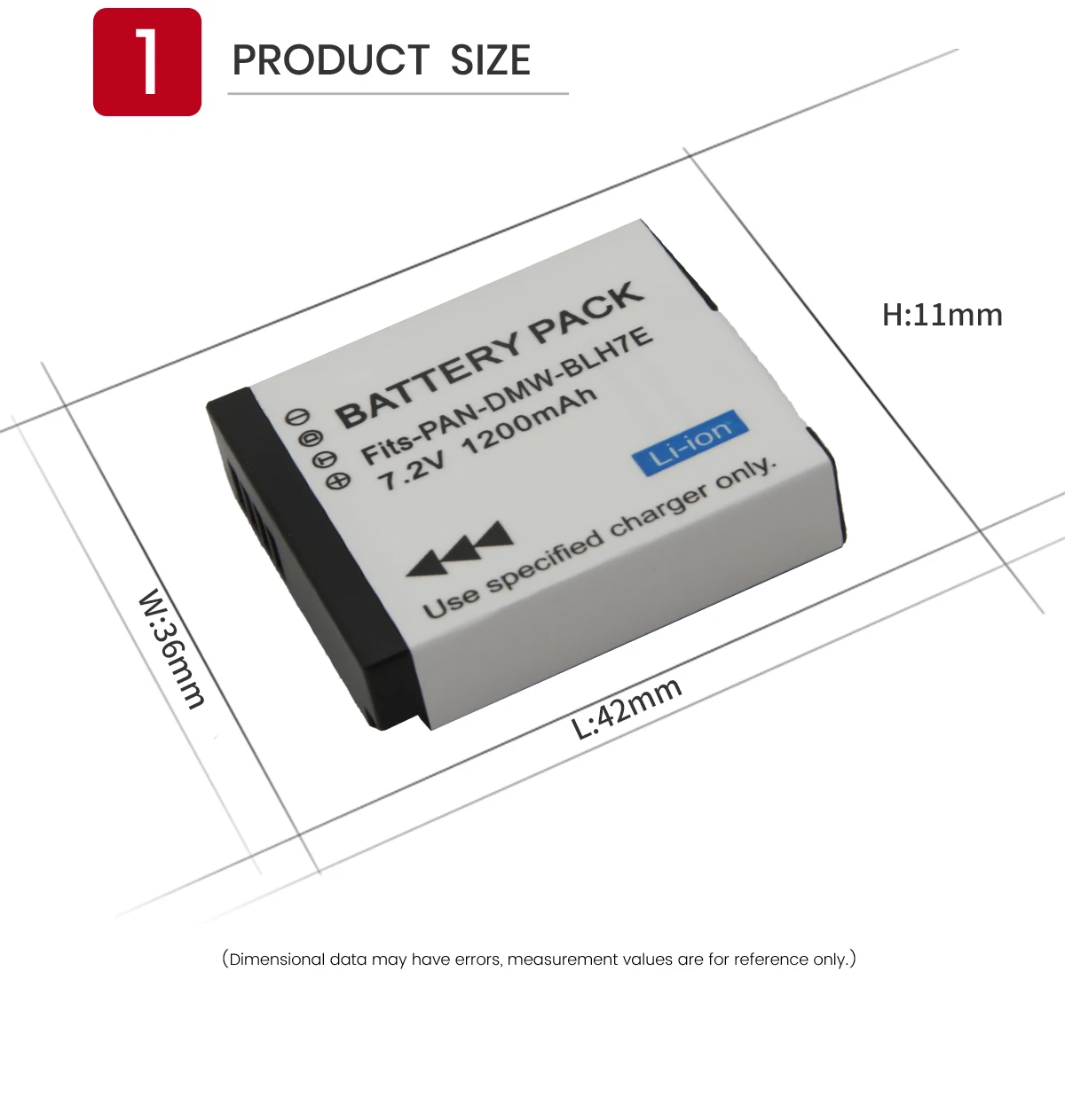 EPHESTION DMW-BLH7E DMW-BLH7 DMW-BLH7PP ДМВ BLH7 BLH7PP BLH7E Батарея для цифрового фотоаппарата Panasonic Lumix DMC GM5 GM1 GF7 GF8 GF9 LX10 LX15 GX80