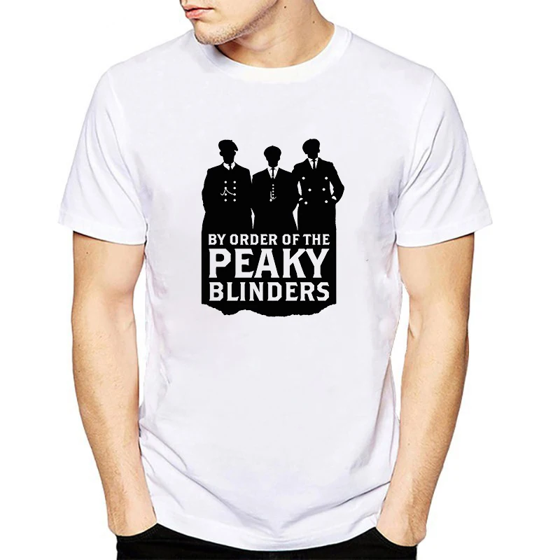 Peaky Blinders Футболка мужская футболка с принтом «Шелби» модная уличная Мужская футболка в стиле хип-хоп Повседневная летняя футболка с короткими рукавами
