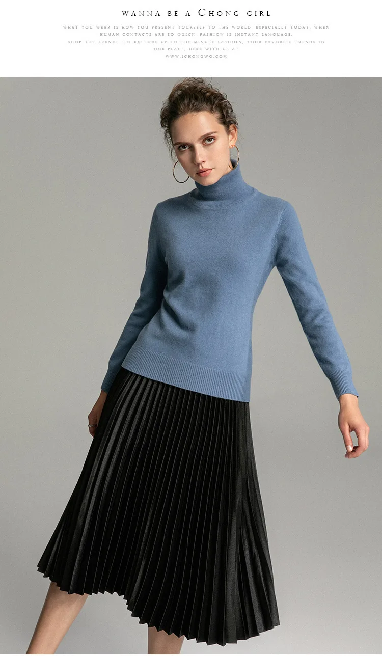 blusa feminina tricô liso roupa padrão inverno outono 2020