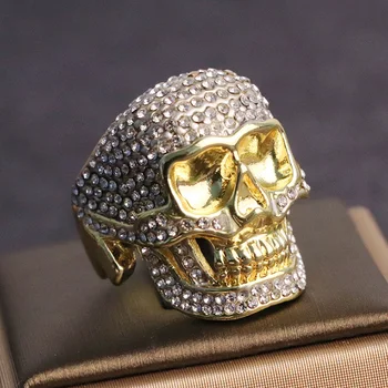 

Classic Men Hip Hop Ring Fashion Punk Style Skeleton Skull Ring Accessories Jewelry For Male Party Best Gift