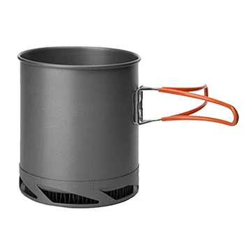 

Outdoor Camping Portable Heating Pot Camping Picnic Aluminum Alloy Windproof Collector Single Pot Efficient Windproof Collector