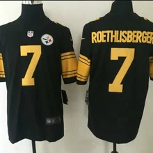 Стилизованный, высокое качество, Питтсбург Бен Ротлисбергер для мужской Джерси