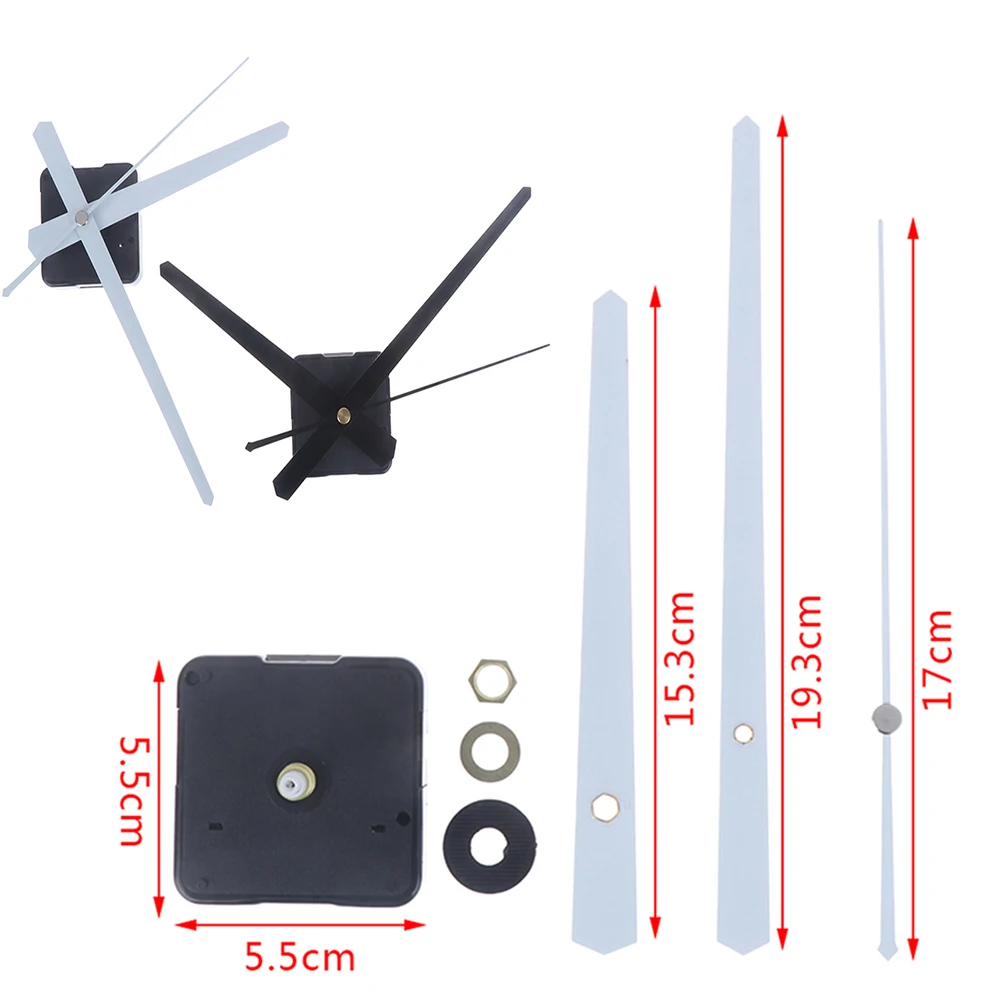 1Set DIY Quartz Clock Movement Mechanism Hands Wall Repair Tools Parts Silent Kit | Дом и сад