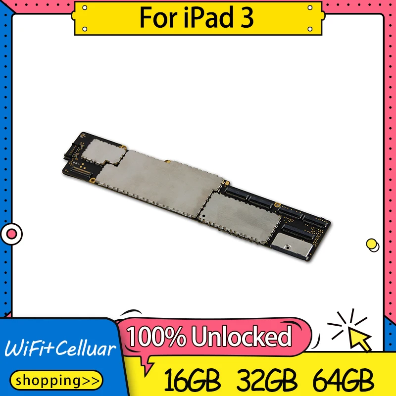 Хорошо протестированная материнская плата для iPad 3 3rd Gen A1416 A1430 Wifi/Сотовая Версия 16