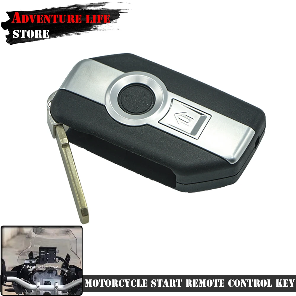 Motorcycle Remote Key Shell Case 2 Buttons One-Click Keyless For BMW R1200GS R1250GS R1200RT K1600 GT GTL F750GS F850GS K1600B remote shell   color 2 buttons fit for cobra alarm 7777 remote key fob cases replacement 1pc